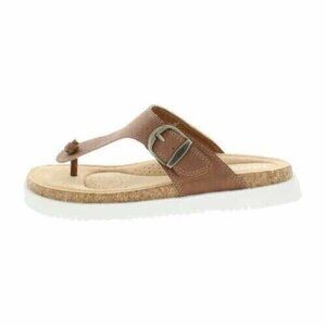 Izod Women's Size 9 Brown Charcy Strap Slip On Sandals NIB